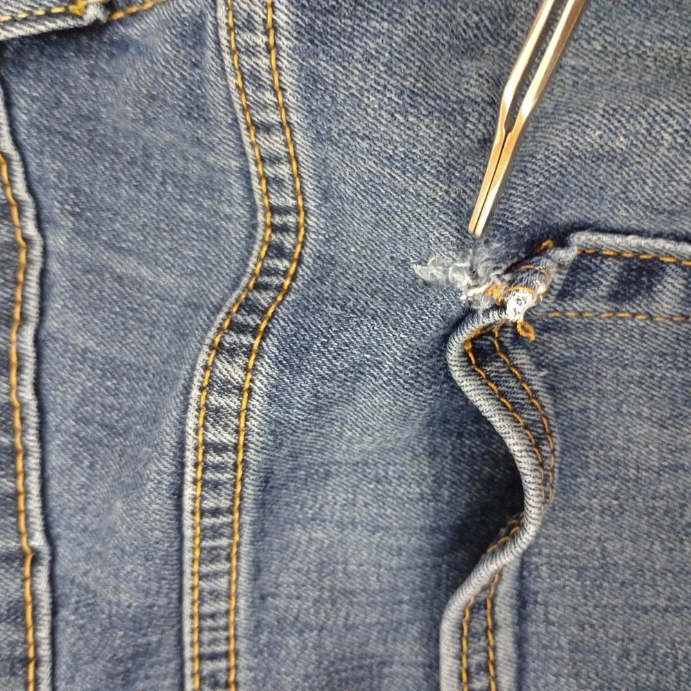 Levi's 511 Slim Jeans Men's Straight leg W29 L30‎ Blue Denim Pocket Flaw